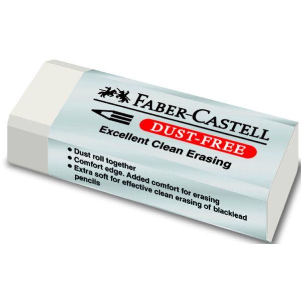 Faber-Castell - Dust Free Eraser - White by Faber-Castell on Schoolbooks.ie
