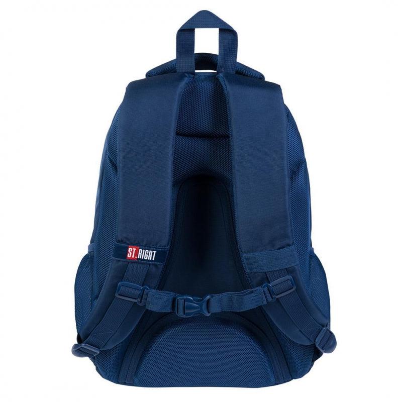 St.Right - Navy Blue - 4 Compartment Backpack by St.Right on Schoolbooks.ie