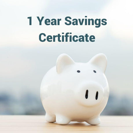 1 Year Savings Certificate by Schoolbooks.ie on Schoolbooks.ie