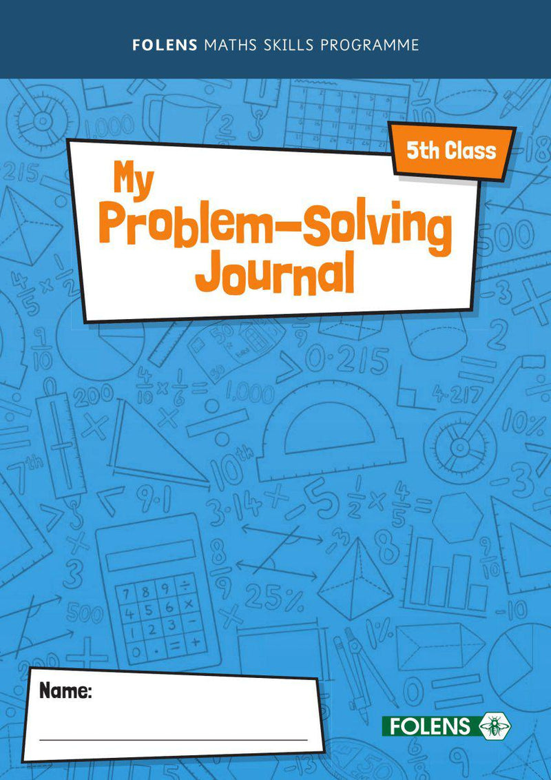 My Problem-Solving Journal - 5th Class by Folens on Schoolbooks.ie