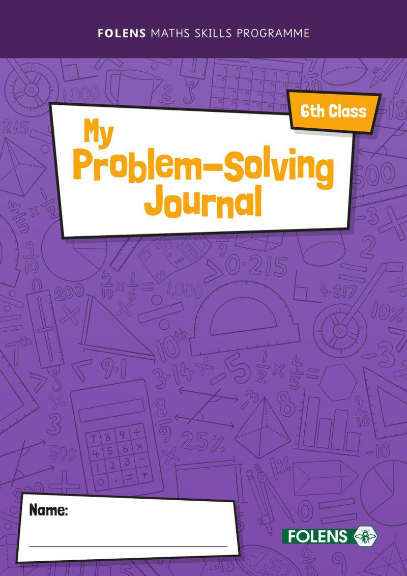My Problem-Solving Journal - 6th Class by Folens on Schoolbooks.ie