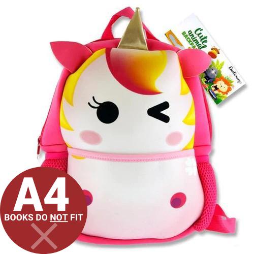 Emotionery Neoprene Cute Animal Junior Backpack - Unicorn by Emotionery on Schoolbooks.ie