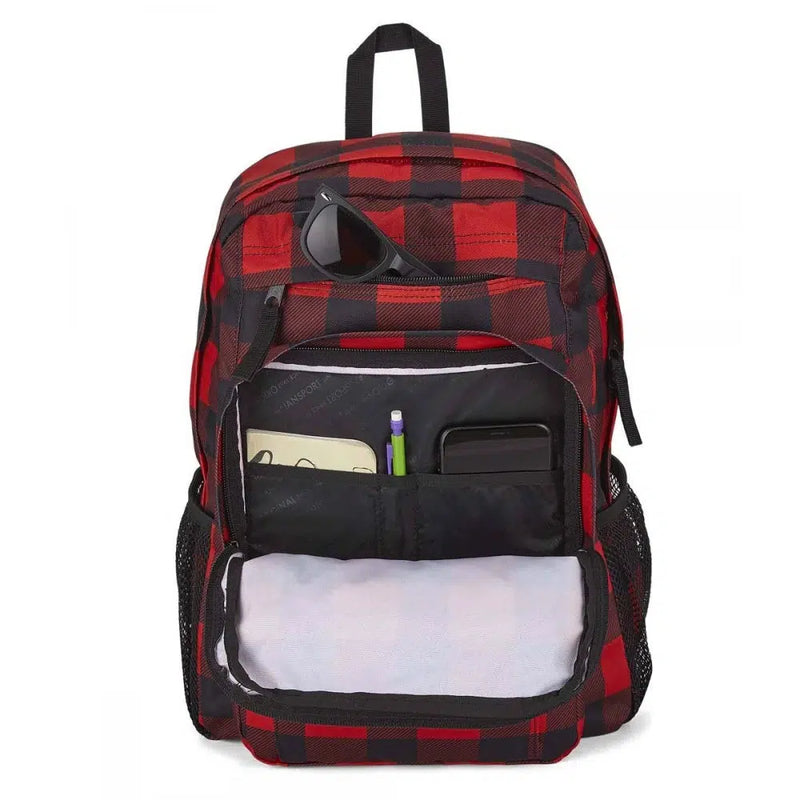 JanSport Union Pack Backpack - Flannel by JanSport on Schoolbooks.ie