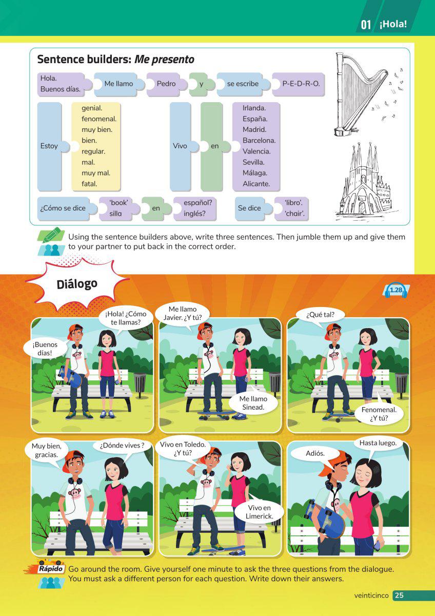 ¡Aprendemos! Book 1 - Textbook and Workbook Set - 2nd / New Edition (2023) by Folens on Schoolbooks.ie