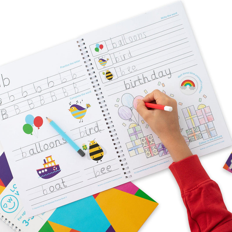 Love Writing Co - Handwriting and Alphabet Practice - Book 2 - Age 3 to 5 by Love Writing Co. on Schoolbooks.ie
