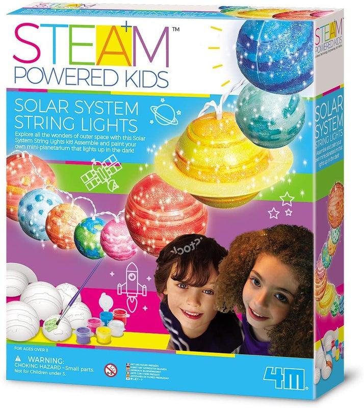 ■ 4M STEAM Powered Kids Solar System String Lights by 4M on Schoolbooks.ie