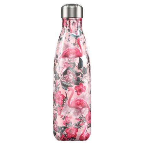 ■ Chilly's - 500ml Bottle Tropical Flamingo by Chilly's on Schoolbooks.ie