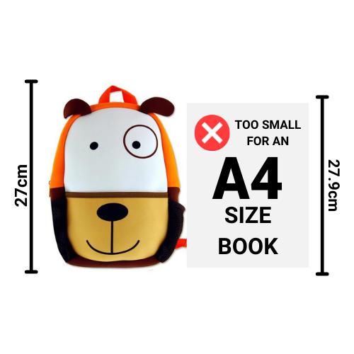 Emotionery Neoprene Cute Animal Junior Backpack - Dog by Emotionery on Schoolbooks.ie