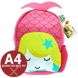 ■ Emotionery Neoprene Cute Animal Junior Backpack - Mermaid by Emotionery on Schoolbooks.ie