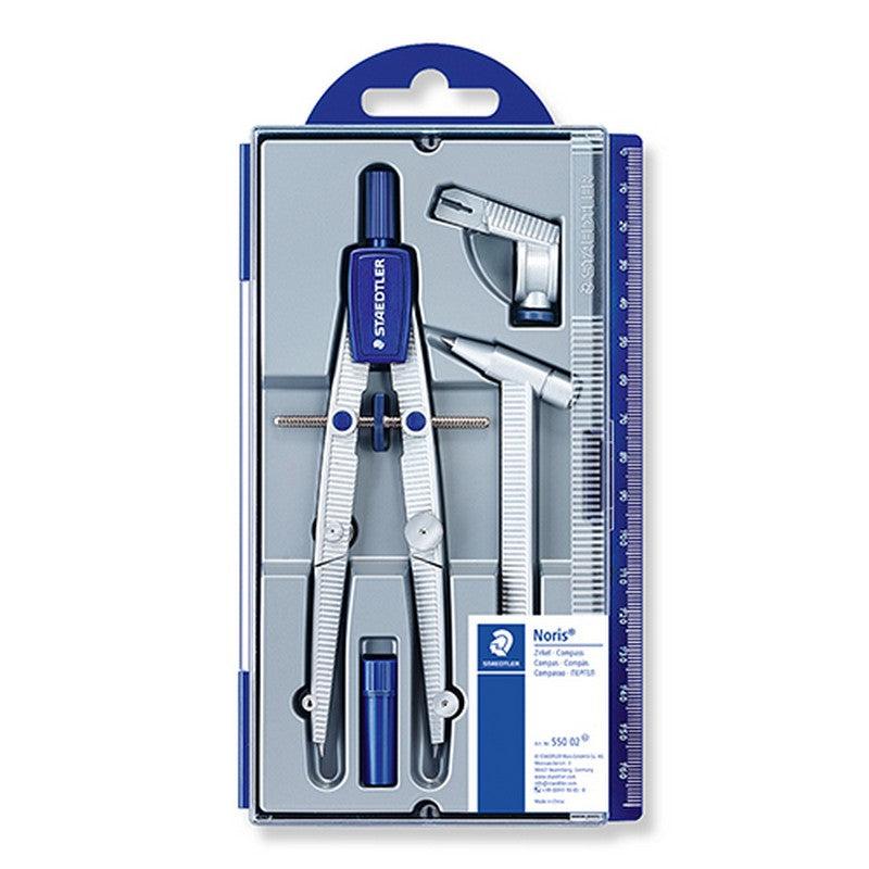 Staedtler - Noris - Compass with Universal Adapter, Lead Part & Extension Bar by Staedtler on Schoolbooks.ie
