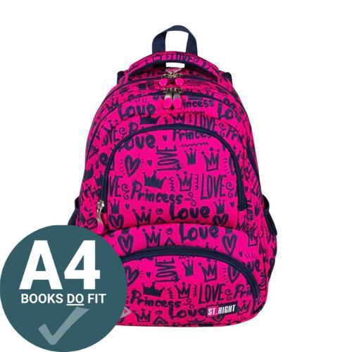 St.Right - Love - 4 Compartment Backpack by St.Right on Schoolbooks.ie