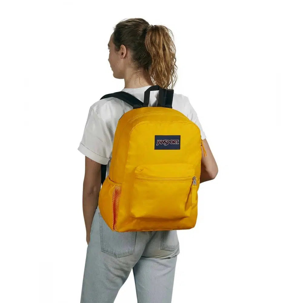 ■ JanSport Cross Town Backpack - Yellow Maize by JanSport on Schoolbooks.ie