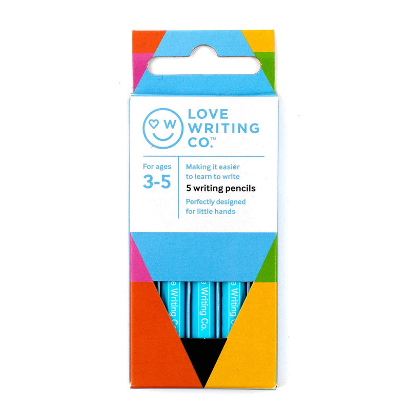 Love Writing Co - 5 Writing Pencils - 2B by Love Writing Co. on Schoolbooks.ie