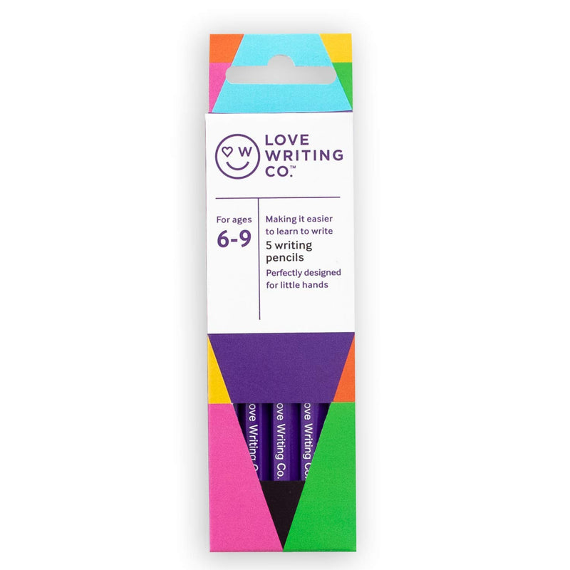 Love Writing Co - 5 Writing Pencils - HB by Love Writing Co. on Schoolbooks.ie
