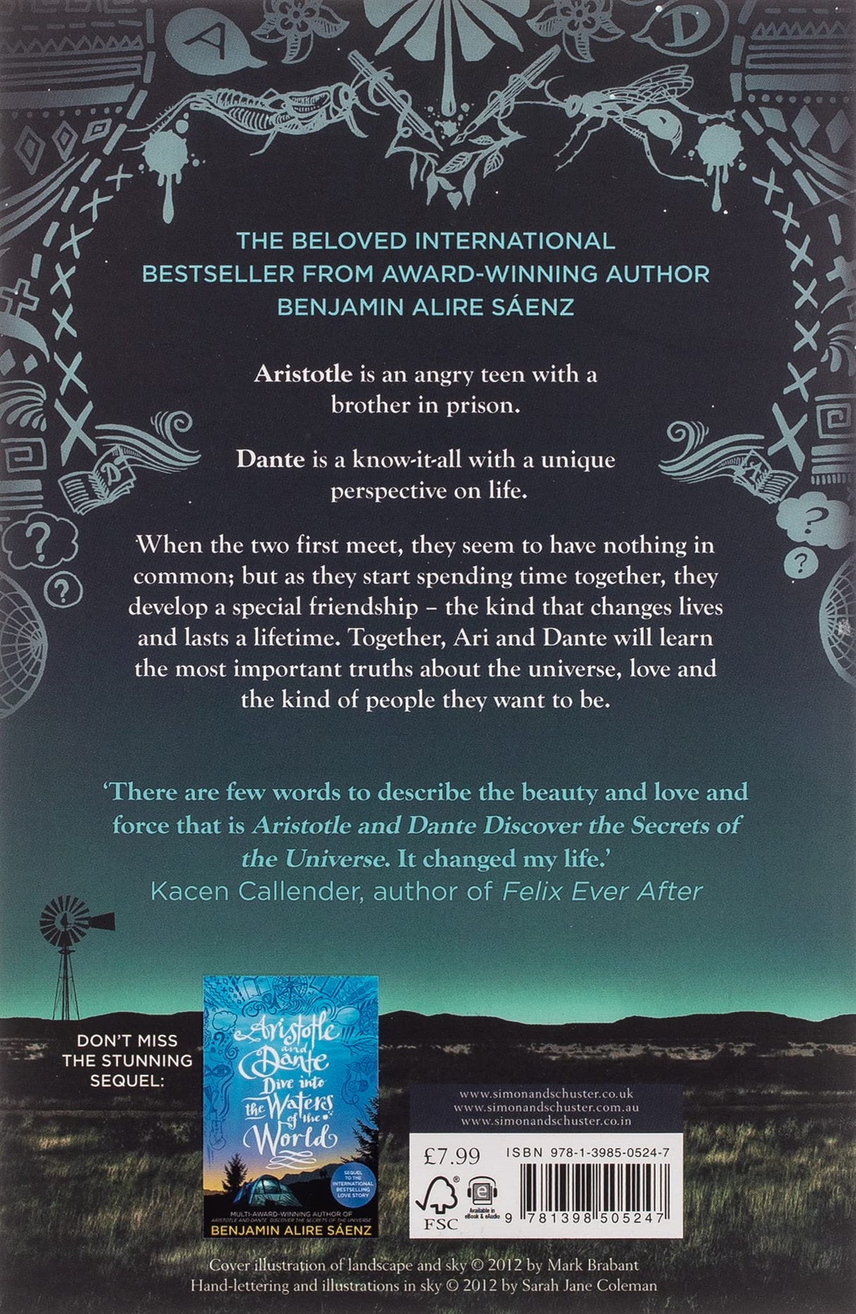 ■ Aristotle and Dante Discover the Secrets of the Universe - The multi-award-winning international bestseller by Simon & Schuster on Schoolbooks.ie