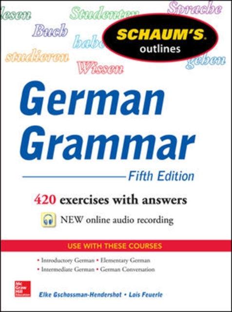 ■ Schaum's Outline of German Grammar by McGraw-Hill Education on Schoolbooks.ie