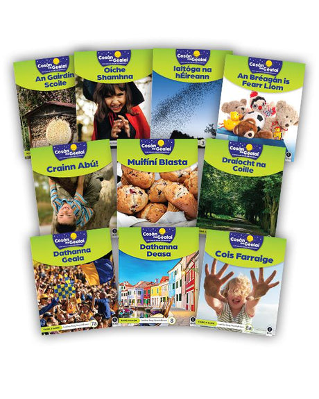 Cosán na Gealaí - 1st Class Non-Fiction Reader 10 Pack by Gill Education on Schoolbooks.ie