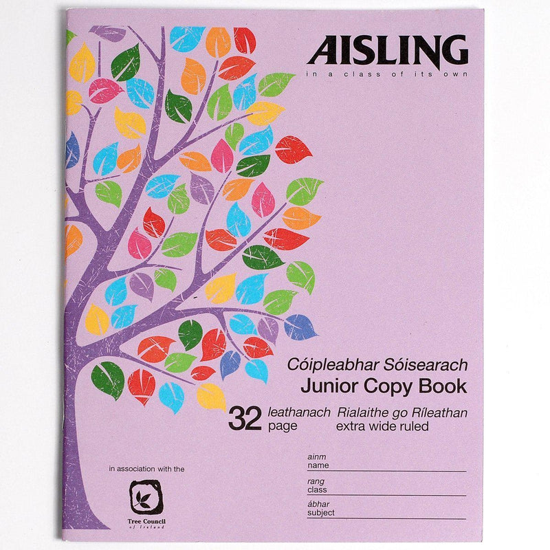 Aisling Junior Copybook 32 Page - ASJ09 by Aisling on Schoolbooks.ie