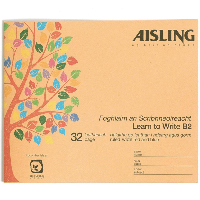 Aisling Learn to Write Copy B2 32 Page - ASXB2 by Aisling on Schoolbooks.ie