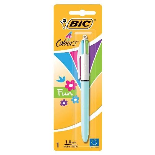 ■ BIC - 4 Colour Ballpoint Pen - Fun by BIC on Schoolbooks.ie