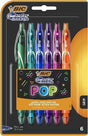 ■ BIC - 6 Gelocity Quick Dry 0.7mm Gel Pens - Pop Colours by BIC on Schoolbooks.ie