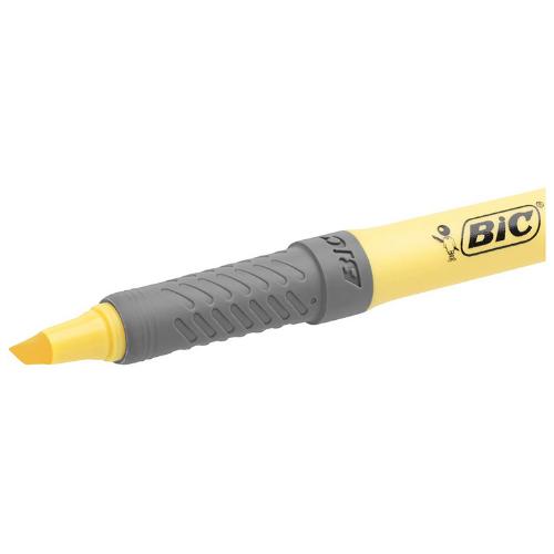 BIC - Card 4 Highlighter Grip Highlighters - Pastel by BIC on Schoolbooks.ie