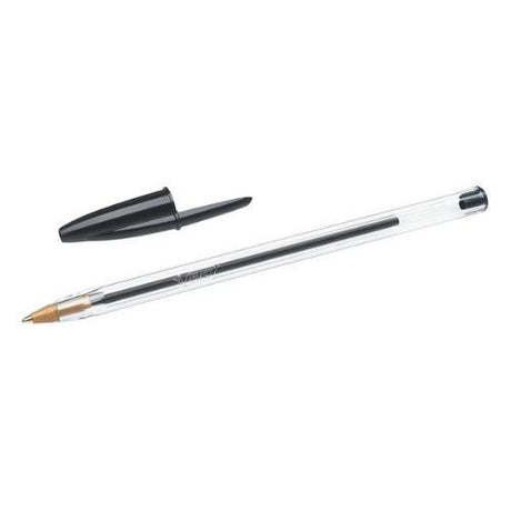 BIC - Cristal Medium Ballpoint Pen - Black by BIC on Schoolbooks.ie