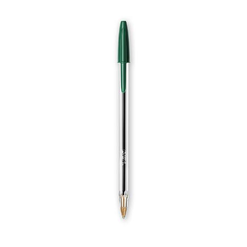 BIC - Cristal Medium Ballpoint Pen - Green by BIC on Schoolbooks.ie