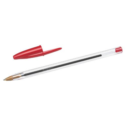 BIC - Cristal Medium Ballpoint Pen - Red by BIC on Schoolbooks.ie