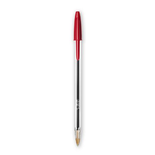 BIC - Cristal Medium Ballpoint Pen - Red by BIC on Schoolbooks.ie