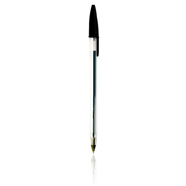 BIC - Packet of 10 Cristal Ballpoint Pens - Black by BIC on Schoolbooks.ie