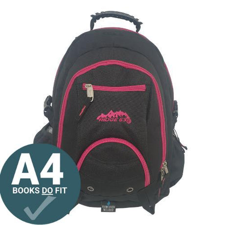 ■ Ridge 53 - Bolton Backpack - Pink by Ridge 53 on Schoolbooks.ie