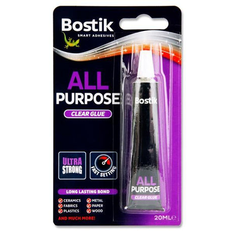 Bostik 20ml All Purpose Adhesive Glue Carded by Bostik on Schoolbooks.ie