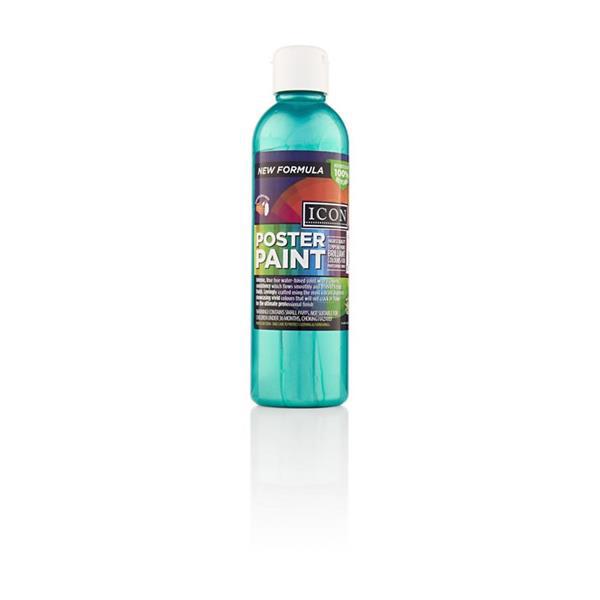 Icon 300ml Pearlescent Poster Paint - Green by Icon on Schoolbooks.ie