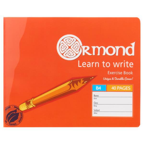 Ormond B4 40 Page Durable Cover - Learn To Write Copy Book by Ormond on Schoolbooks.ie