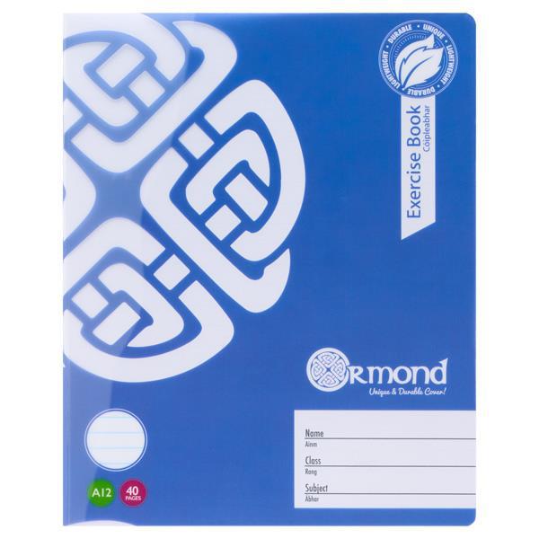 Ormond 40 Page A12 Durable Cover Copy Book by Ormond on Schoolbooks.ie