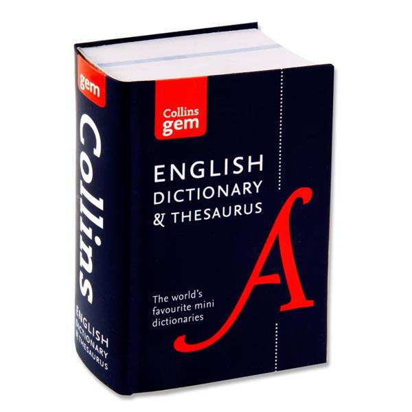 Collins Gem English Dictionary & Thesaurus by HarperCollins Publishers on Schoolbooks.ie