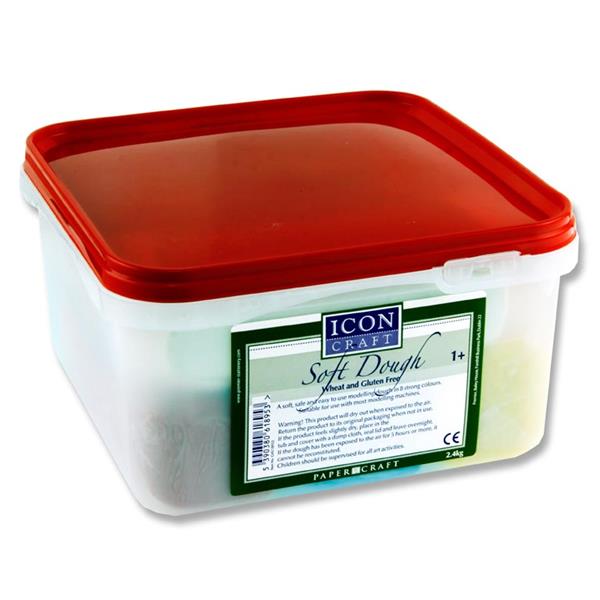 ■ Icon Craft Tub Of 8 x 300g Soft Dough by Icon on Schoolbooks.ie