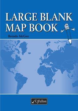 Large Blank Map Book by CJ Fallon on Schoolbooks.ie