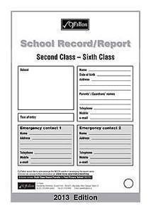■ School Record Report Card Second to Sixth Class by CJ Fallon on Schoolbooks.ie