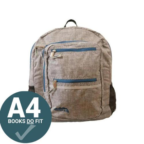 ■ Ridge 53 - Campus Backpack - Grey by Ridge 53 on Schoolbooks.ie