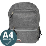 ■ Ridge 53 - Campus Backpack - Grey Melange by Ridge 53 on Schoolbooks.ie