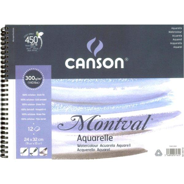 ■ Canson - Montval - Watercolour Pad - 300gsm 24 x 32cm by Canson on Schoolbooks.ie