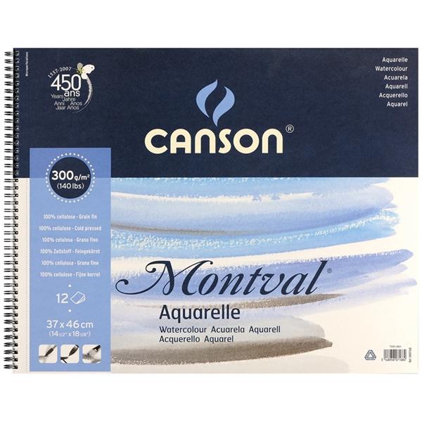 ■ Canson - Montval - Watercolour Pad - 300gsm 37 x 46cm by Canson on Schoolbooks.ie