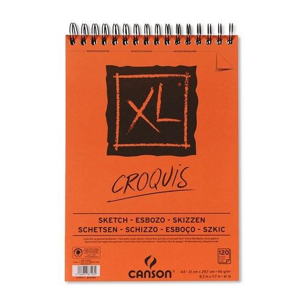Canson - XL Sketching Spiral Pad - 90gsm A4 - 120 sheets by Canson on Schoolbooks.ie