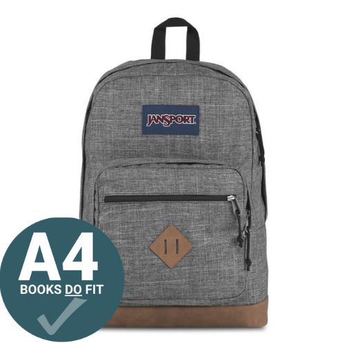■ JanSport City View Backpack - Heathered 600D by JanSport on Schoolbooks.ie
