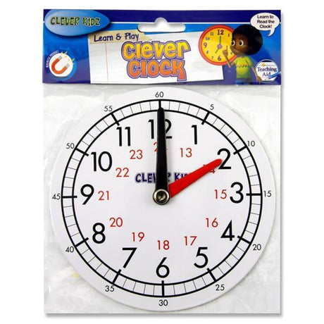 ■ Clever Kidz 15cm Magnetic Clever Clock by Clever Kidz on Schoolbooks.ie