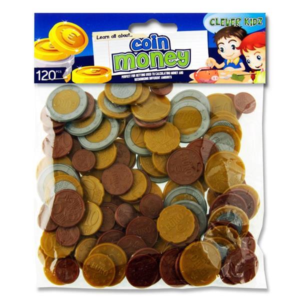 Clever Kidz - Coin Money Set - Euro - 120 Pieces by Clever Kidz on Schoolbooks.ie