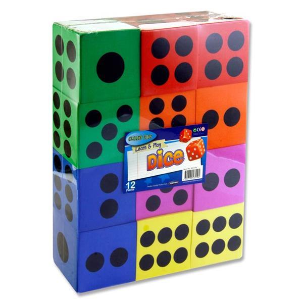 Clever Kidz - Eva Dice - Pack of 12 by Clever Kidz on Schoolbooks.ie