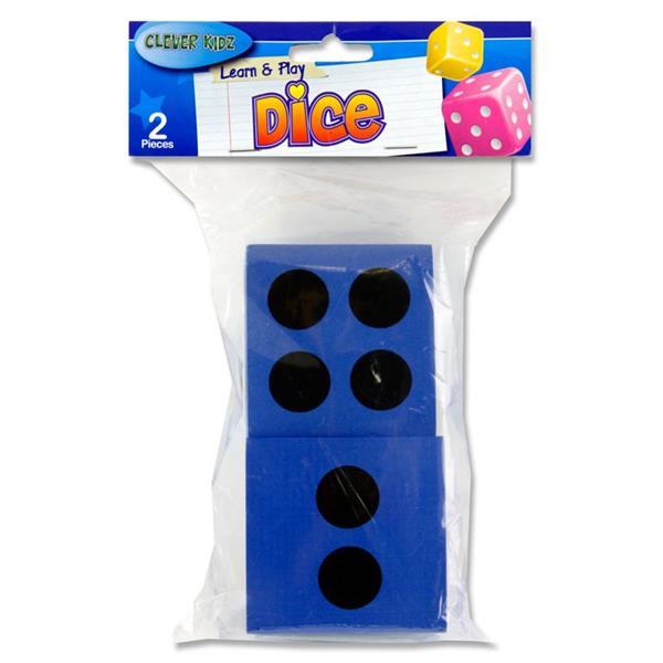 Clever Kidz - Learn And Play Giant Dice - Pack of 2 by Clever Kidz on Schoolbooks.ie